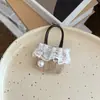 Accesorios para Muñeca Bolso Pequeño Cruzado Compatible con Labubu Gazi Star People Bolso Tejido de Paja Estilo Ins Bolso Tejido de Mar