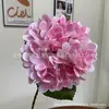 Flor de hortensia simulación película de impresión 3D tacto Hortensia boda decoración de boda sala de estar flor flor artificial flor de seda