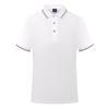 Nuevo Polo de Solapa de Verano de Manga Corta para Hombre y Mujer Camisa de Publicidad Cultural Estampado de Atendiente de Restaurante Logo Bordado