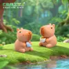 Figura de Capibara Linda para Micro-Paisajismo con Sonidos Homófonos, Accesorio Colgante para Decoración de Jardín DIY, Adorno Pequeño