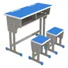 Mesas e Cadeiras de Sala de Aula para Alunos do Ensino Fundamental e Médio, Salas de Aula, Escolas, Assento Individual e Duplo, Treinamento, Reforço Escolar, Cursinhos, Mesas de Estudo Domésticas, Fabricantes