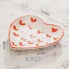 Taza de Café Estilo Pastoral Juego de Taza y Platillo para Café Taza con Mango de Corazón Creativo Taza de Agua con Forma de Corazón