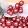 Boda globos de boda de doble capa diseño de habitación de boda de 10 pulgadas engrosados rojo granada decoración de boda suministros de boda