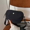 2025 Nuevo Bolso Cruzado de Hombro de Tela de Nylon Casual de Verano para Mujer con Doble Cremallera Bolso para Teléfono Móvil Deportivo de Ciclismo al Aire Libre