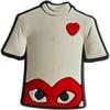 Hebilla de zapatos de la serie Red Love, dibujos animados, bonitos agujeros, accesorios para zapatos DIY, venta transfronteriza, PVCP