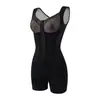 Nueva Ropa Interior Adelgazante de Escultura Corporal Personalizada de Gama Alta Control Abdominal Levanta Glúteos Compresión Fuerte en Todo el Cuerpo Moldeador Bodysuit de Pierna Corta con Abertura en la Entrepierna Ropa Interior Adelgazante de Una Pieza