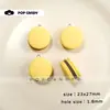 Colgante Lindo Juguete de Comida DIY Macarrón Realista DIY Juguete Pequeño Adorno Juguete de Comida Bolsa de Postre de Pastel Accesorio Colgante