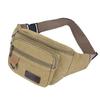 Bolsa de Cintura Masculina de Alta Qualidade, Leve, Bolsa Baú de Lona Multifuncional, Bolsa Transversal Grande Capacidade Resistente ao Trabalho para Uso ao Ar Livre