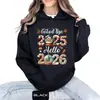 Código Europeo Transfronterizo Adiós 2025 Hola 2026 Sudaderas Feliz Navid