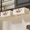 Caja de pañuelos de cocina colgante, portapañuelos de pared, caja de almacenamiento de pañuelos, caja colgante invertida, portapañuelos, estante de almacenamiento sin taladro