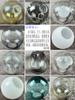 Accesorios para candelabros e27 pantalla de lámpara tipo bola de frijol mágico blanco lechoso g4 cubierta de bola de vidrio transparente cubierta de caparazón g9