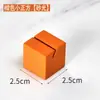 Placa de Número de Mesa Sólida Engrosada de Acero Inoxidable, Soporte para Menú, Tarjeta de Nombre de Plato, Soporte para Tarjeta de Mesa, Pinza para Menú