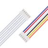 Cable de Terminal Xh2.5 de Doble Extremo Personalizado de 6P con Fotos y Muestras, Arnés de Cables de Paso 2.54, Ventas Directas de Fábrica