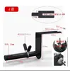 Suporte adicional para discos de peso de fitness Suporte auxiliar externo Adicionador de rack para ganho de peso Rack de pinos para discos de barra externa Contrapeso auxiliar