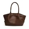 Bolso Tote Retro Lujo Ligero con Patrón de Lichi para Mujer, Textura de Alta Calidad, Versátil, Moderno, de Moda, Bolso de Hombro para Viajes Diarios, Bolso de Axila