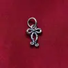 Prata Pura S925 Acessórios para Joias DIY Pingente de Laço Estilo Coreano Pingente de Pulseira Colar Feito à Mão Prata