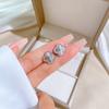 23 novos japoneses, coreanos, europeus e americanos moda pérola linda diamante- embutido elegante all- match s925 prata agulha brincos brincos de unhas atacado
