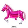 Globo de película de aluminio de corcel transfronterizo para fiesta de cumpleaños, actividad de granja de caballos, disfraz de granja, decoración de cumpleaños, globo de juguete