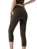 Pantalones Capri de Yoga para Mujer, Mallas Deportivas Color Durazno para Levantar Glúteos, Diseño Lateral Sin Costuras, Adecuados para Usar al Aire Libre, Pantalones de Yoga Pilates de Longitud 7/8