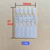 1.5ml líquido de esencia de vertido secundario transparente manguera de drenaje continuo envase aqua manguera de llenado material de embalaje material de vertido secundario en stock