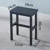 Banqueta Quadrada Simples, Banqueta Espessa para Oficina de Fábrica, Cadeira para Treinamento de Trabalho, Banqueta de Estudante, Banqueta Colorida para Jantar, Cadeira Doméstica para Adultos