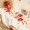 Tapete Vermelho de Ano Novo de Alta Qualidade para Aparador de Jantar, Tapete de Mesa, Decoração de Casamento para Entrada, Tapete Protetor para Bancada de Armário de Sapatos, Tapete para Gabinete de TV