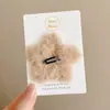 Otoño e Invierno Lindo Gato de Peluche Estrella Pinza para el Cabello Caricatura Dulce y Fresca Pinza para el Flequillo de Niña Accesorios de Pasador Adornos para el Cabello