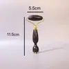 Rodillo Masajeador de Sándalo Morado, Rueda Masajeadora Raspadora Facial, Palo Masajeador Lifting y Relajante para el Contorno de Ojos de Mujer, Cepillo Meridian de Cuerno