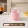 Molde de Bola de Gelo Tipo Prensa Geladeira Uísque Caixa de Gelo Grande Silicone de Grau Alimentício Bandeja de Gelo Redonda Armazenamento de Cubos de Gelo