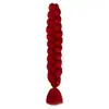 165g Trenza Jumbo Cabello Trenzas Africanas Largas Peluca Hip Hop Fibra de Alta Temperatura Peluca