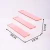 Estante de exhibición acrílico colorido transfronterizo, estante de exhibición acrílico de escalera multicapa, caja de exhibición de tablero acrílico para cuidado de la piel