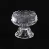 Copo de Vidro para Oferecer Lâmpadas de Manteiga ao Buda, Castiçal para Incenso, Lâmpada Eterna, Lâmpada de Lótus, Lâmpada de Oferenda para Templo, Suporte de Cera de Vidro Cristal