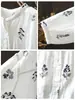 Camisa de Mujer 2025 Nuevo Principio de Otoño Bordada Doble Capa Gasa de Algodón Diseño Artístico Holgada Casual Super Elegante Camisa