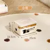 Caja de Almacenamiento Plástico Caja de Almacenamiento de Ropa con Tapa Caja de Almacenamiento tipo Bolso Extra Grande para Hogar Caja de Almacenamiento para Juguetes y Snacks