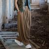 26 Outono Ramie Algodão Lavado com Areia Vintage Patchwork de 32 Peças Calças Abóbora Algodão Linho Feminino Novo Estilo Calças Lanterna Calças Longas