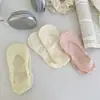 Meias de Barco de Boca Rasa Femininas Verão Algodão Inferior Boca Rasa Invisível Nova Antiderrapante Resistente ao Calcanhar Respirável Meias de Seda Gelada Verão Finas