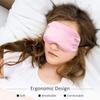 Máscara de dormir de seda de imitação para crianças Máscara de dormir noturna fofa com faixa elástica ajustável para meninas e meninos