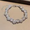 Pulseira de pérolas nicho alto senso temperamento doce menina pulseira personalidade atacado 2024 nova joia net red