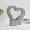 Bolso de flores Tanabata, caja de flores portátil hueca con forma de corazón para el Día del Maestro, caja de flores con forma de corazón, caja de papel para embalaje de flores