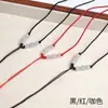 Cadena de Cordón con Colgante de Cuentas Sencillo Colgante de Jade Cuerda para Colgar Accesorios Unisex Materiales para Accesorios DIY Cordón para Colgante de Cuello