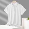 25 Novas Camisas Polo de Lapela de Verão de Manga Curta com Longa do Mesmo Tecido Roupas de Trabalho Casuais de Negócios Masculinas Impressíveis
