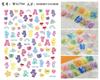 Pegatinas para Uñas Infantiles Sailor Moon KT Mickey Princesa Pantera Rosa Pegatinas para Uñas Infantiles WG775-797