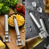 Pala de Trillar Maíz de Acero Inoxidable Multifuncional para el Hogar Cocina Herramienta Manual para Pelar Maíz Dispositivo de Trillado Rápido Ahorrador de Mano de Obra
