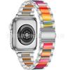 Adecuado para Apple Watch Applewatch11-1Se Serie Completa Correa de Reloj de Resina Ligera de Lujo Metálica de Tres Piezas en Stock