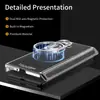 Adecuado para Samsung Z Trifold Funda para Teléfono Plegable con Eje Central Magnético y Protección Anti-Caídas para Galaxy Zfold7