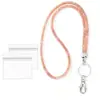 Llavero de fácil extracción transfronterizo Red de pesca Diamante Cordón Portatarjetas de identificación brillante Correa para cuello de insignia de trabajo Cordón