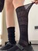 Calcetines de Encaje Calados Apilables Calcetines de Verano para Mujer Blancos de Media Caña Estilo Ballet Miu con Zapatos Individuales Calcetines Birkenstocks