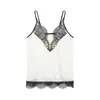 Nova Camisola Sexy com Renda Estilo Comércio Exterior Europeu e Americano Top Interno