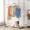 Secador de Ropa Plegable de Pie para Interiores con Barra Única, Colgador de Ropa para Dormitorio, Soporte Sencillo para Secar Ropa en Casa