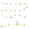 Bombillas electroplateadas transfronterizas, series de luces mini de plástico para escenas navideñas, accesorios de decoración para lugares de fiestas navideñas, cadenas de cuentas